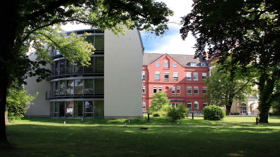 Außenaufnahme der LVR-Klinik Mönchengladbach
